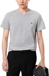Lacoste Men's V Neck Cotton T-Shirt