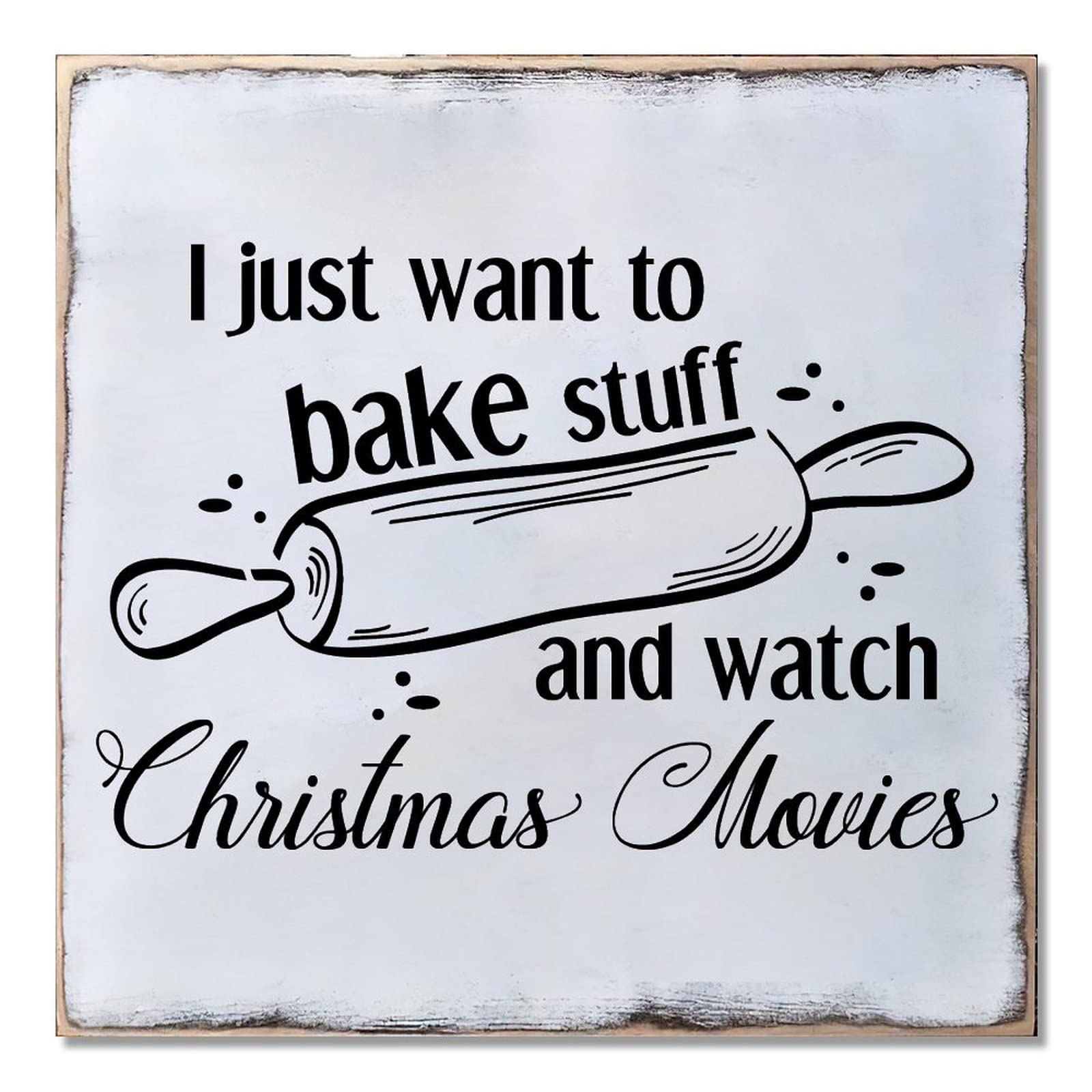 Panneau mural Noël Bake Stuff accessoire décoration fête maison