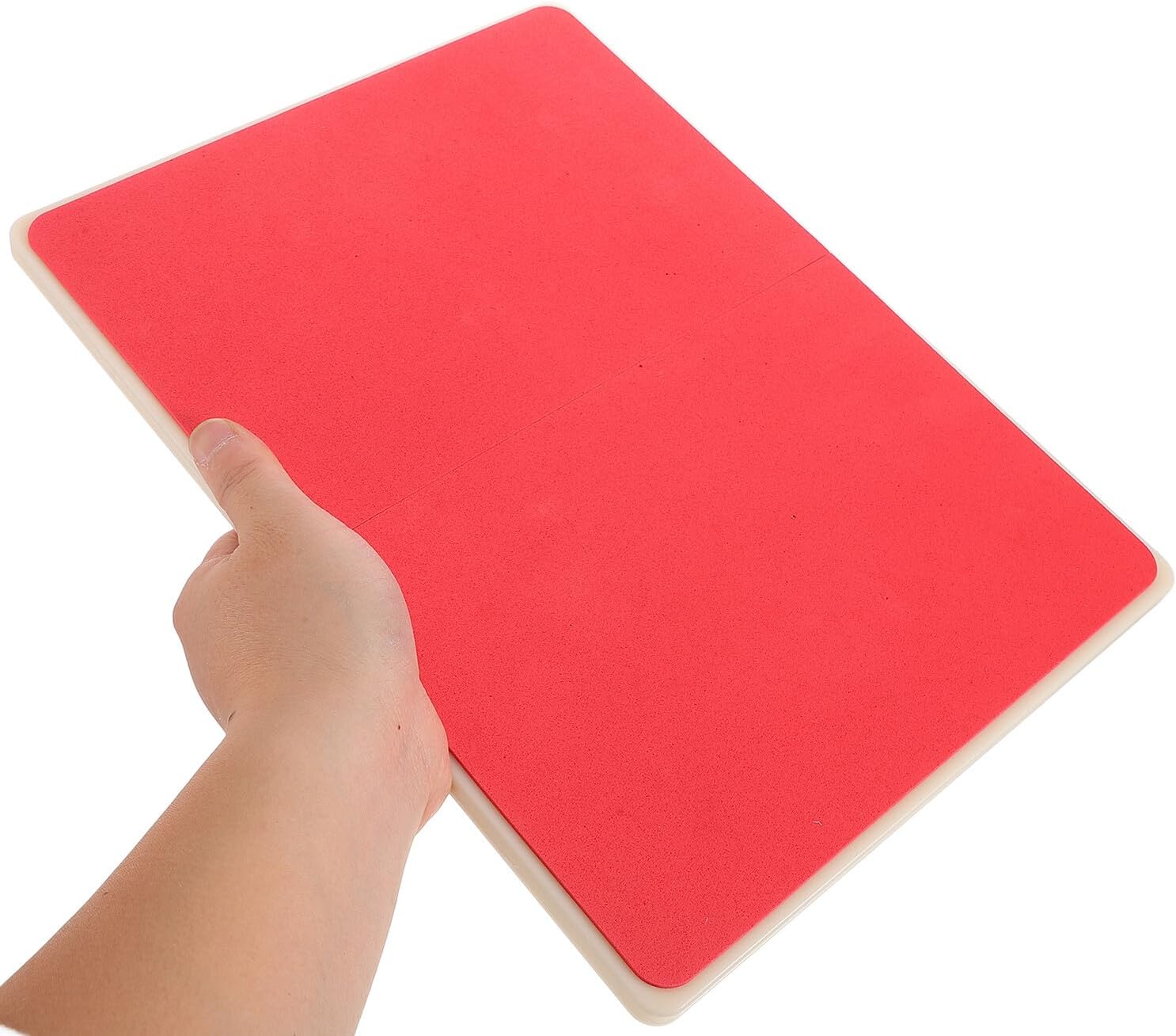 Luxshiny Martial Arts Breaking Board Eva Punching Board 1.5cm Thick Red Taekwondo Kick Pad for Ages 15+ Training Karate and Taekwondo Practice Target