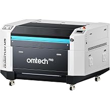 OMTech Pro Quantum RF CO2 Cabinet Laser Engraver, 80W Laser Engraving Machine with 4200mm/s Max Speed, Laser Cutting Machine with 48MP Camera, Laser Cutter for Leather Wood Glass