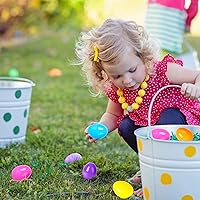 Vista 4 de ThinkMax 24 huevos de Pascua rellenos con marionetas de dedo para rellenar cestas de Pascua, búsqueda de huevos de Pascua, recuerdo de fiesta