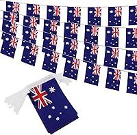 Vista 30 de Banderín de bandera de Colombia – 38 banderas, 42 pies, pequeñas banderas colombianas para decoración del país, escuela, fiesta, eventos deportivos