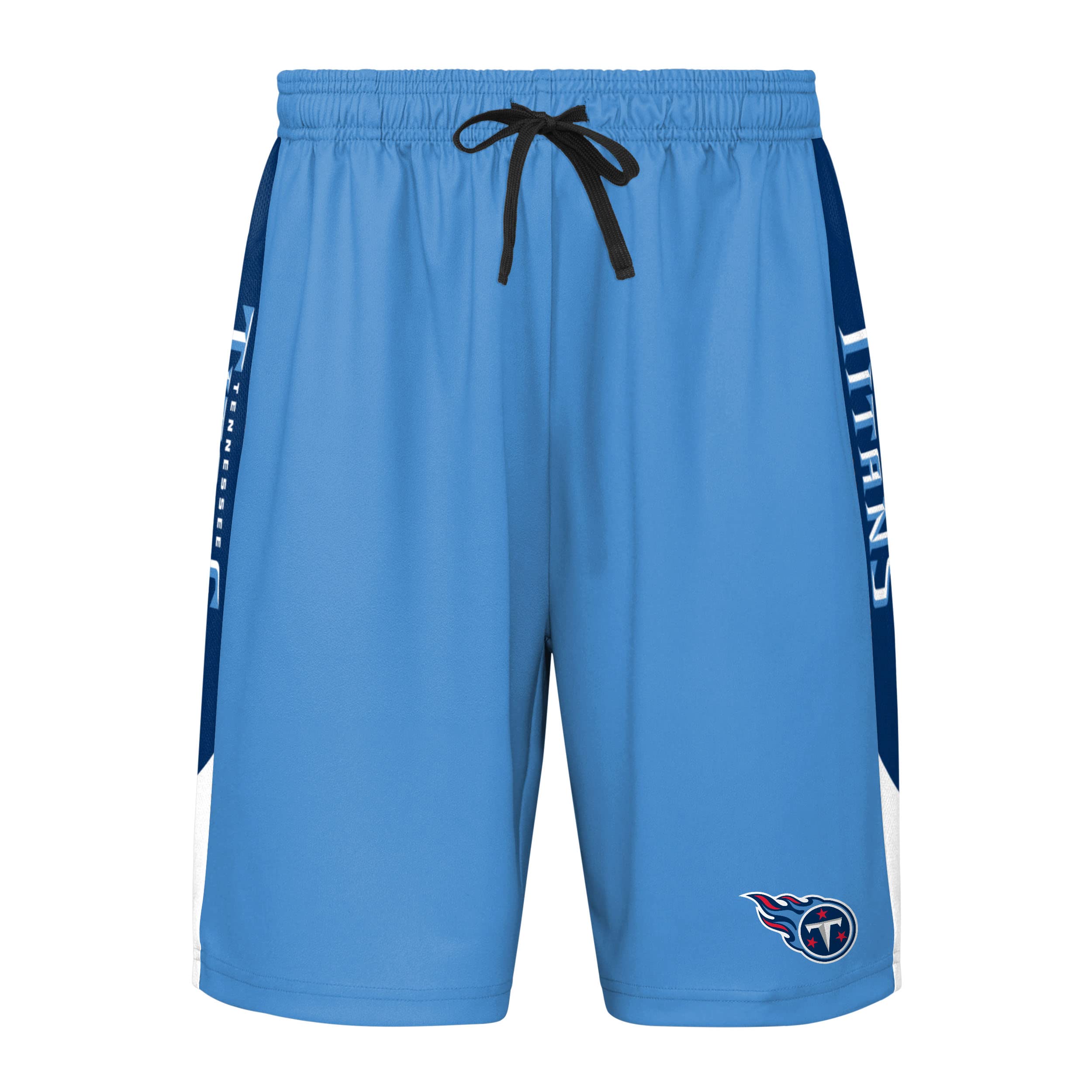 FOCO Men's NFL Side Stripe Training Short, Tennessee Titans, XX-Large