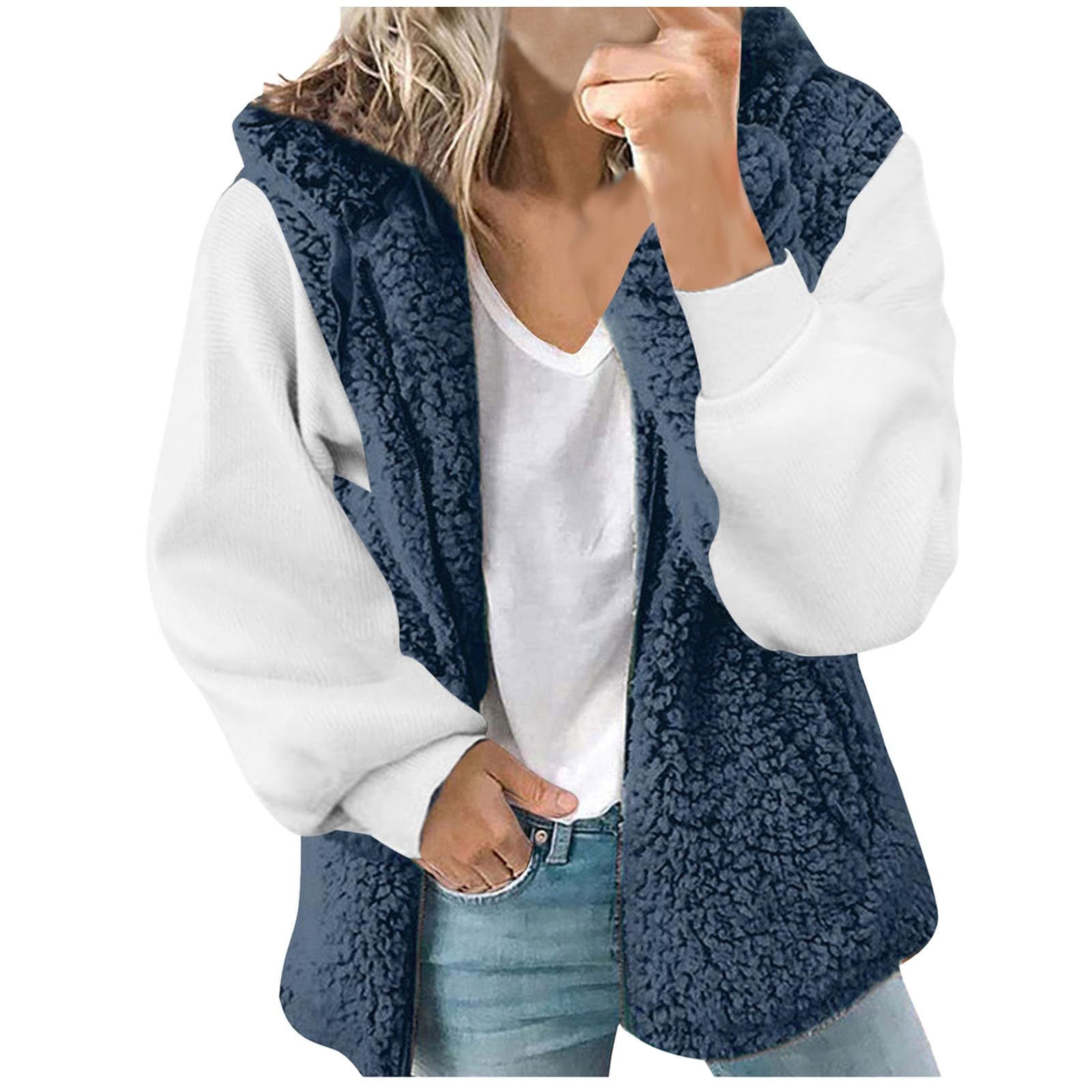 Gilet En Polaire à Carreaux Klijuiaup Pour Femme - Chaud, Léger, Fermeture éclair, Automne-hiver, Tailles S-XL