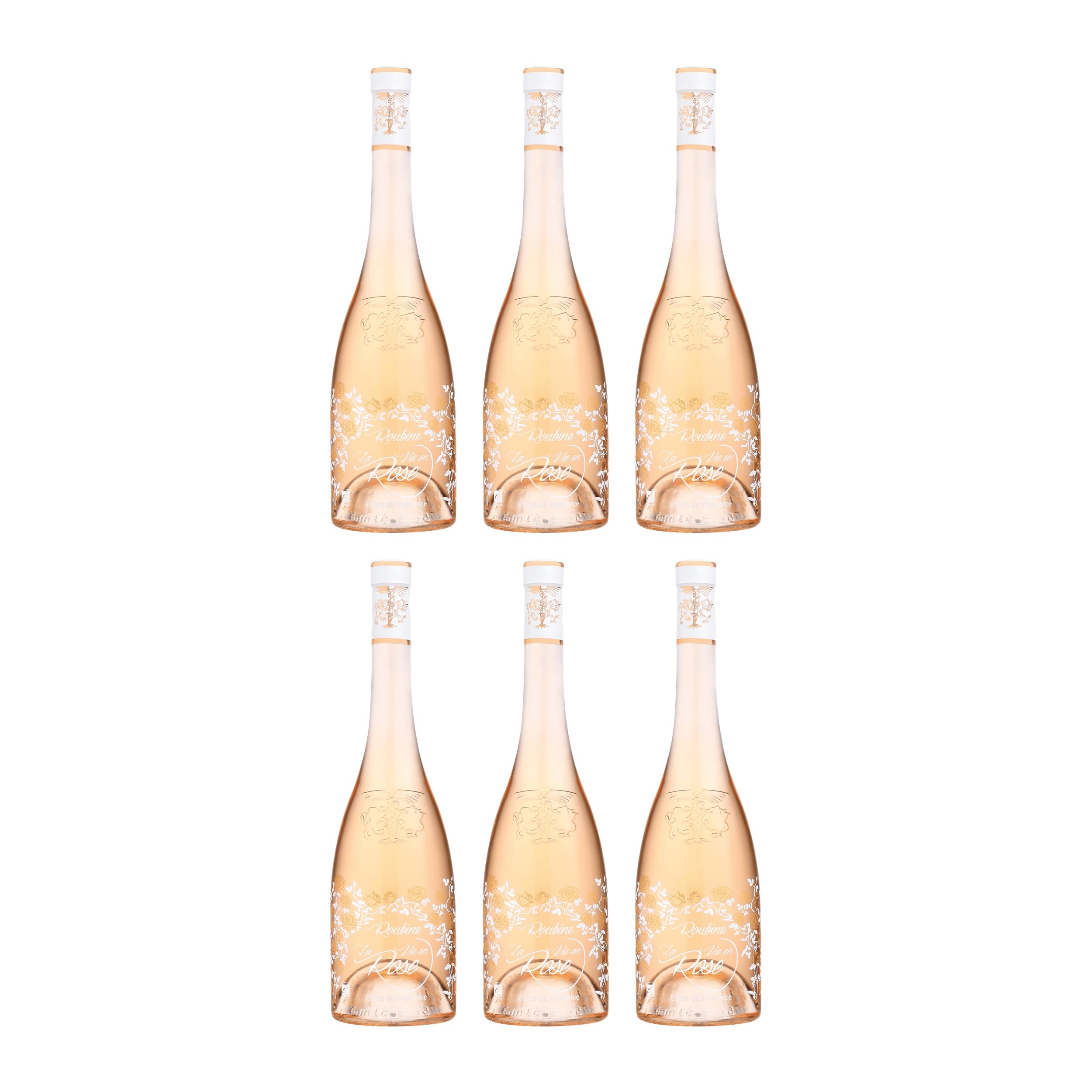 Chateau Roubine La Vie en Rose Roséwein trocken Frankreich inkl. FeinWert E-Book (6 x 0.75 l)