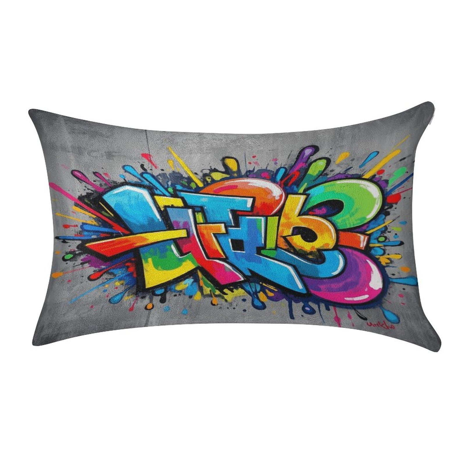 Fekiloot Style Graffiti Pillow Covers Home Decor Pillow Cases