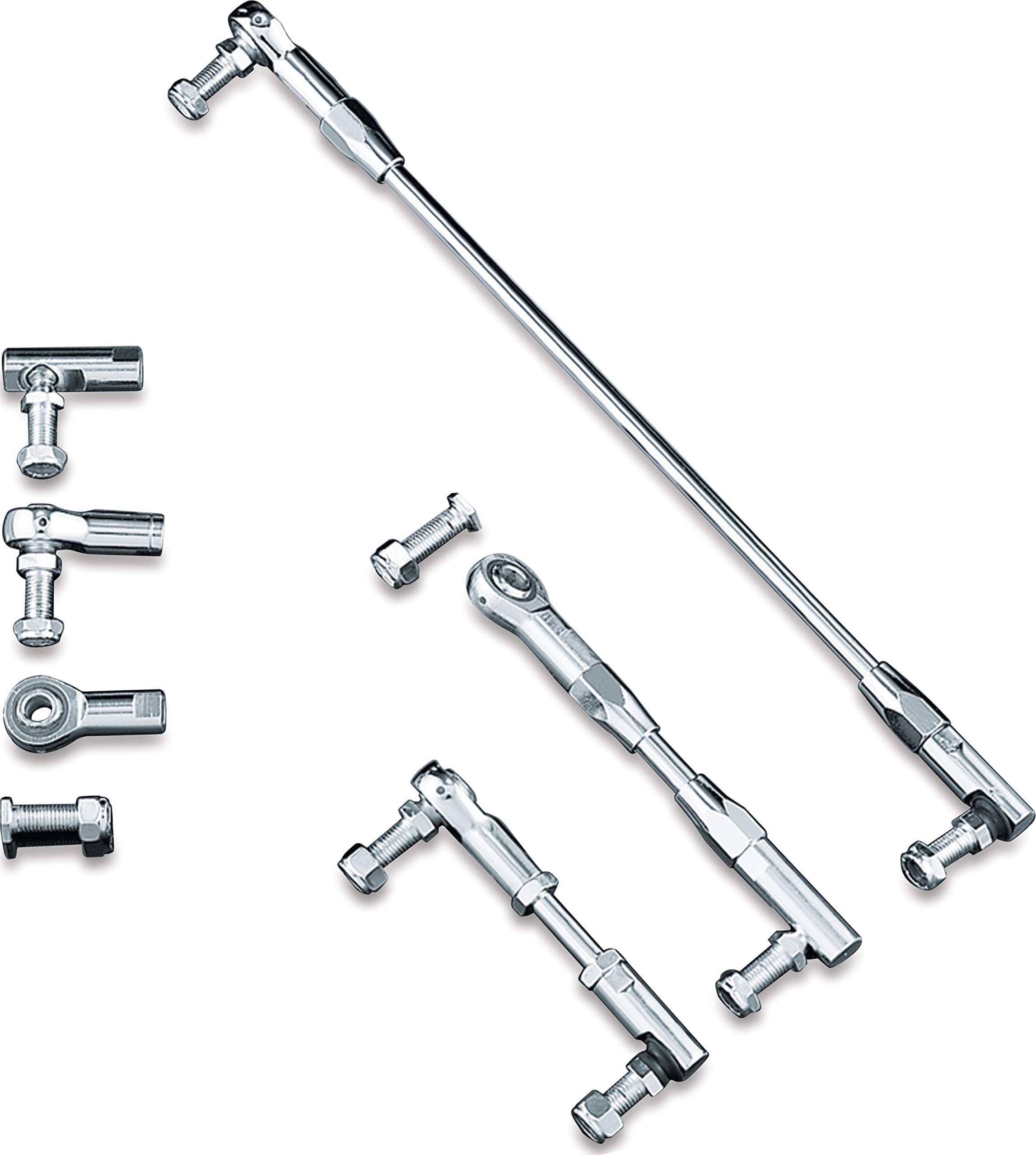 Kuryakyn Barrel Style Right Hand Female 5/16in-24 Threads Chrome