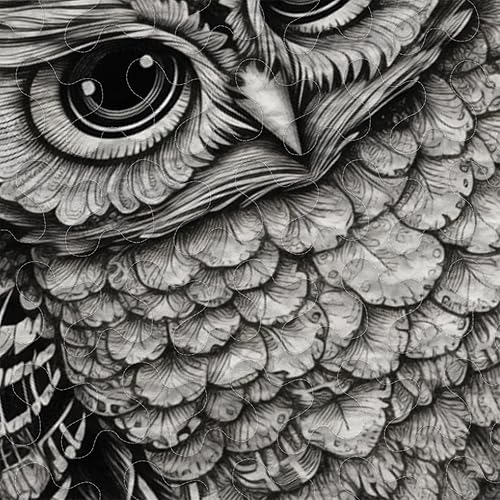 Miniatura 2 de Edredón personalizado con estampado de búho, increíbles edredones de búhos tamaño matrimonial, juegos de cama de animales individuales para niñas,