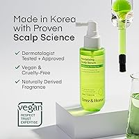 Vista 2 de Suero para el cuero cabelludo en spray para el crecimiento del cabello – Tratamiento vegano coreano para la pérdida de cabello, adelgazamiento