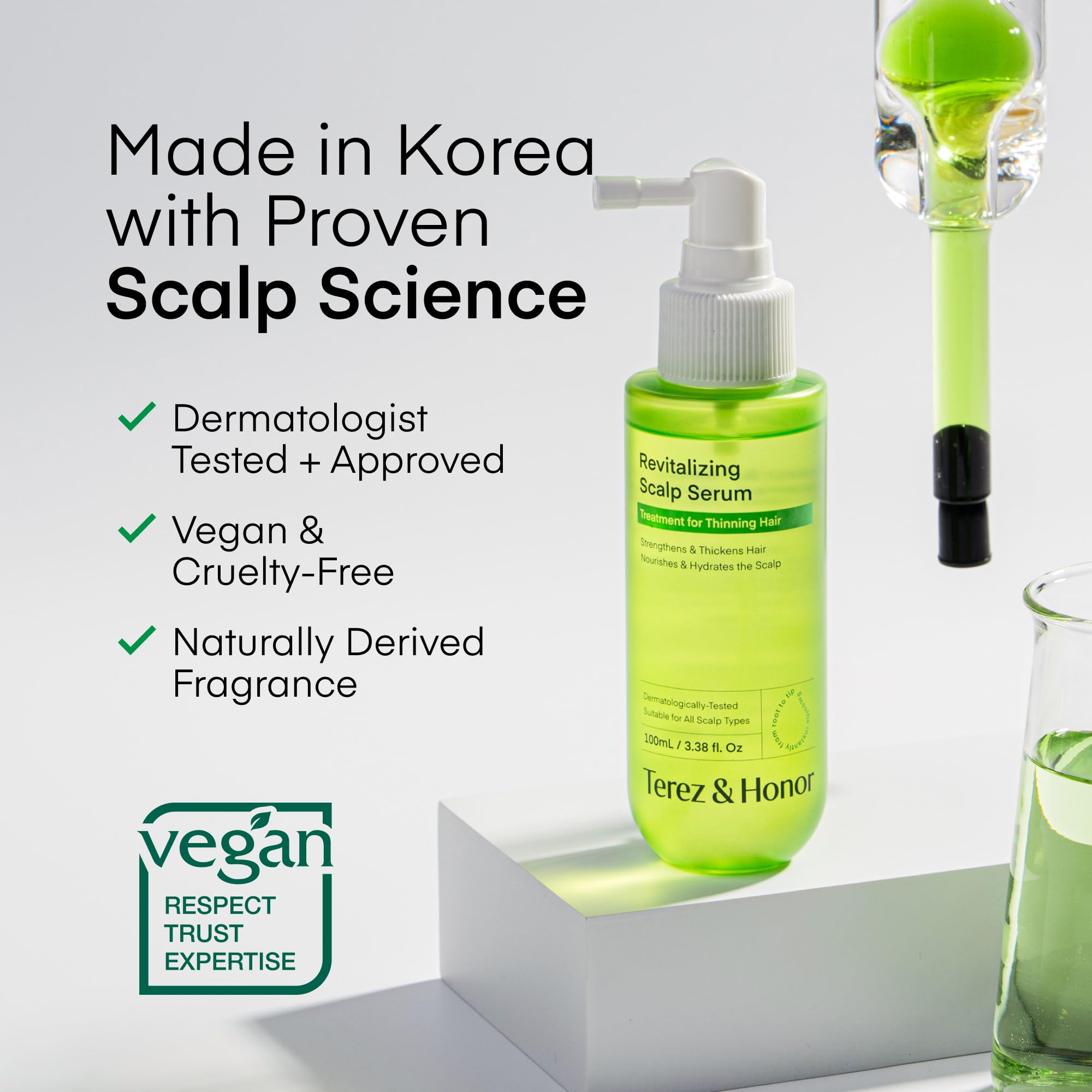 Terez & Honor Scalp Serum Spray for Hair Growth and Scalp Care