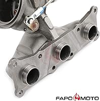 Vista 3 de FAPO MOTO 900HP Twin Turbos TD04 19T compatible con BMW N54 335xi 335i 335is E90 E92 E93 2007-2010 3.0L Upgrade Billet