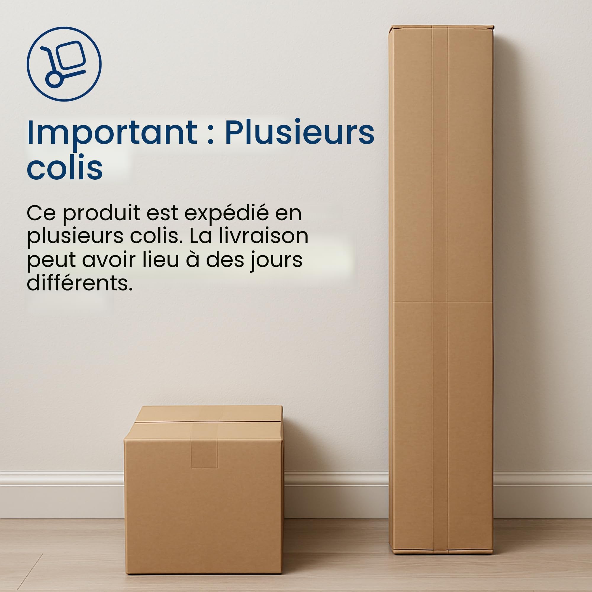 Home Collective Armoire Multi-usages Anthracite-chêne 74 cm L x 180 cm H avec 6 étagères et Compartiment supplémentaire, Rangement en Bois pour Chambre, Bureau ou Couloir