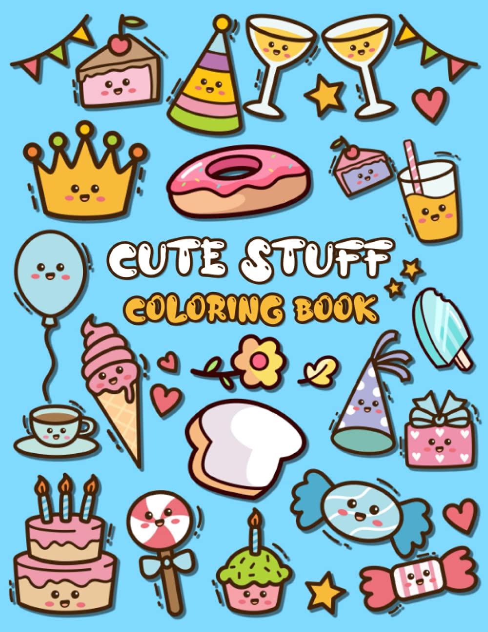 Cute Stuff Coloring Book by Nick Marshall (Paperback Book)