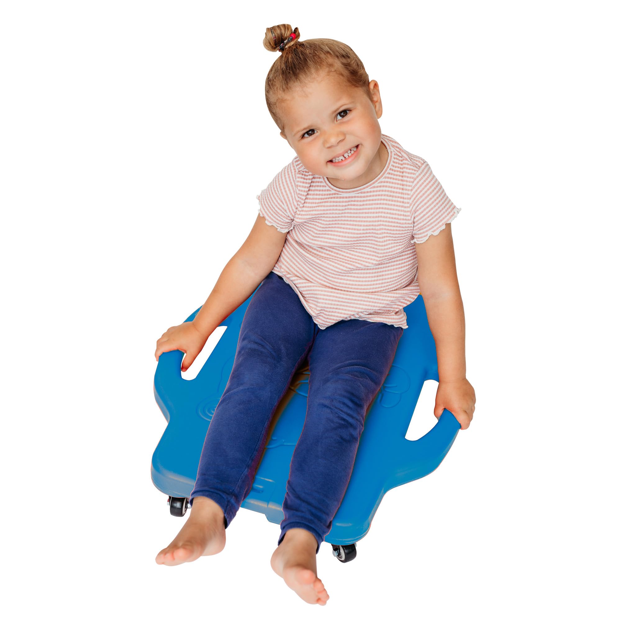 MagicMeadow Sensory Scooter Board | Autism Board for Motor Skills Enhancement, Autism Friendly, Toddler Scooter, Kids Scooter, 3+ Year Old, Scooter Boards for Kids Sensory | Blue