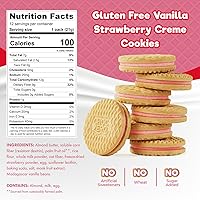 Vista 29 de ChocZero Galletas sándwich de chocolate keto con crema, Dunkies bajos en azúcar sin gluten (1 caja, 9 onzas)