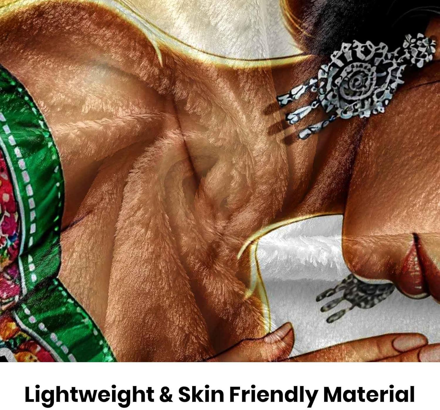 Mexican American Christian Blanket for Women in Spanish, Regalos Cristianos para Mujer en Español Blanket 60" X 50", Religious Gifts for Woman - Image 5