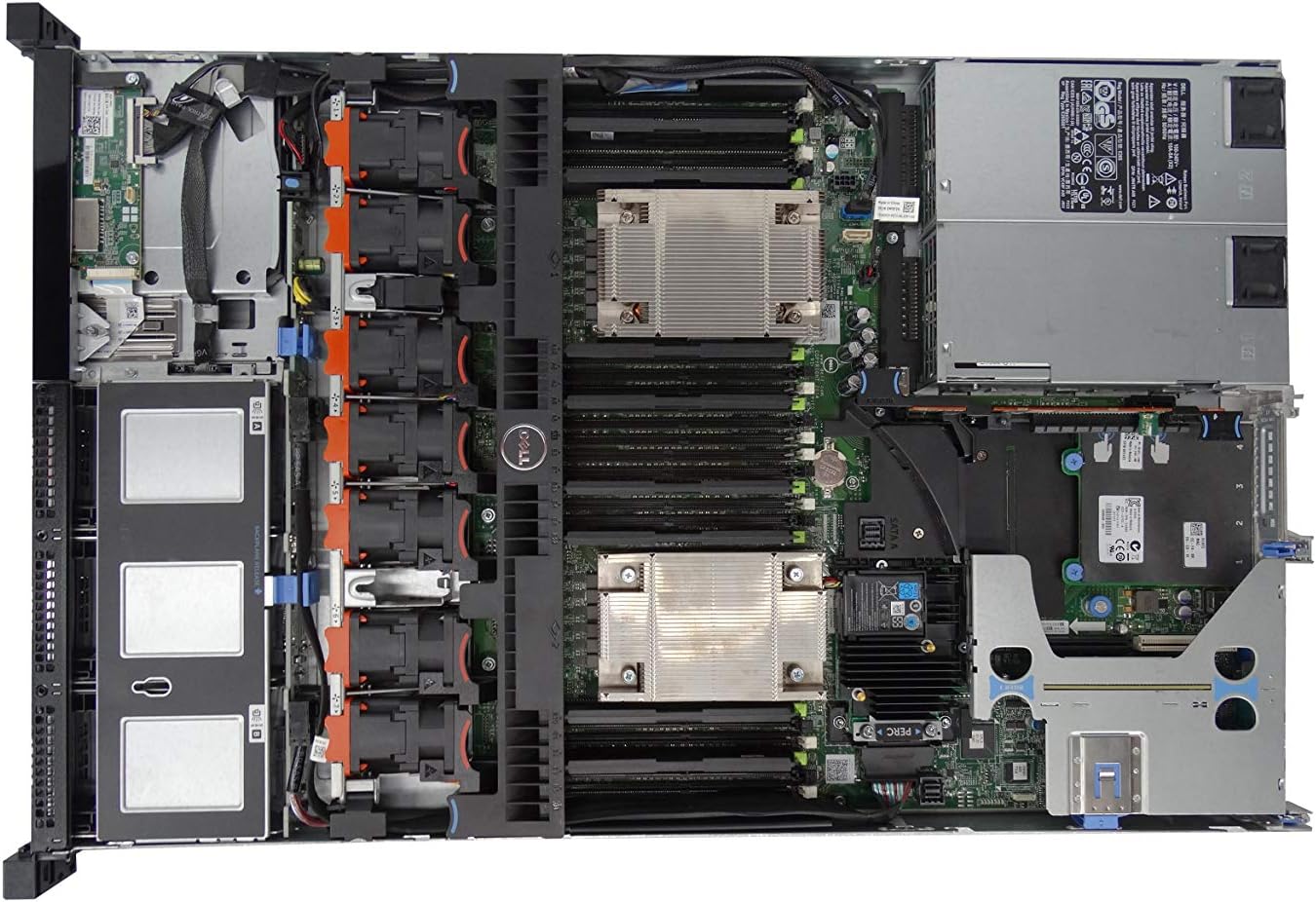 Premium Dell PowerEdge R630 8 Bay SFF 1U Rackmount Server, 1x Xeon E5-2630 V4 2.2GHz 10 Core, 32GB DDR4 RAM, 4X Trays Included, 2X 750W PSUs, no Rail (Renewed)