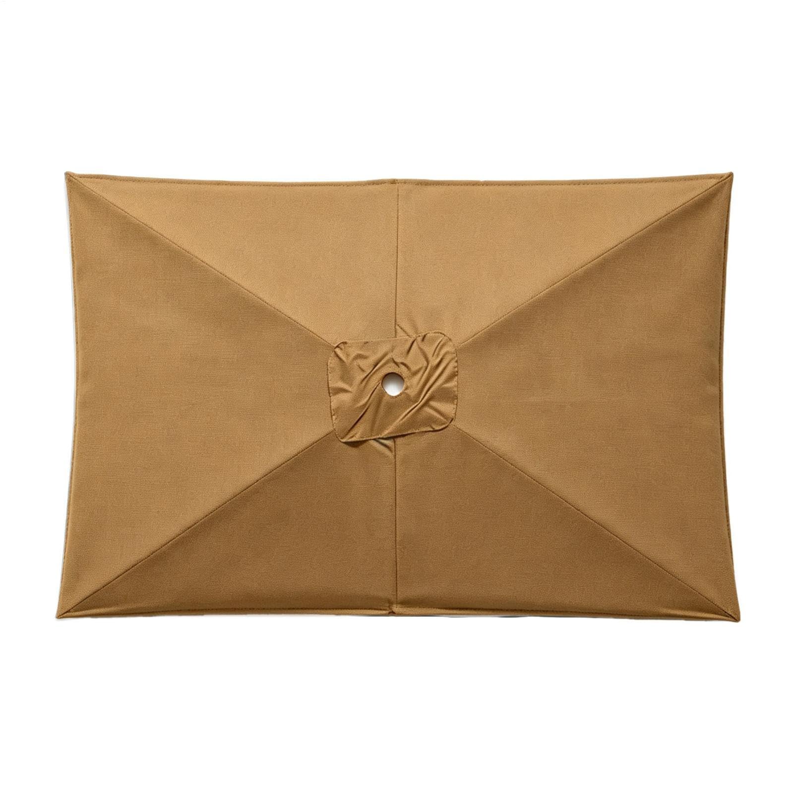 Générique Tela di ricambio per ombrellone impermeabile 200 x 300 cm | Sostituzione Tela Per Ombrellone Giardino Terrazza Esterna Campeggio Picnic Mercato Baia grigliata parchi