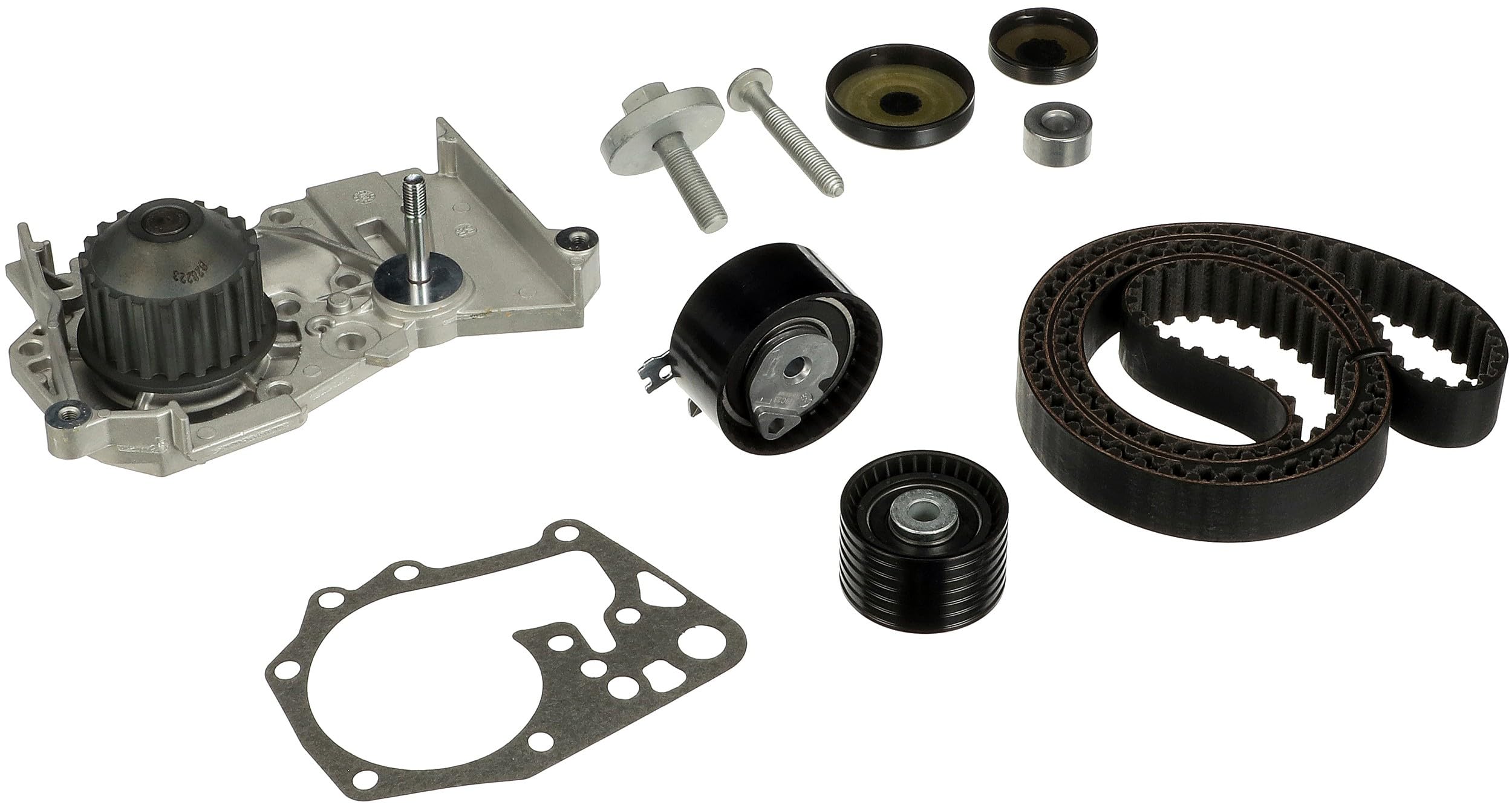 GATES KP35501XS Kit de distribution + pompe à eau 32 mm avec pompe à eau Compatible avec RENAULT Clio 3 3/5 portes BR0/1, CR0/1 Clio 2 3/5 portes BB, CB, BB0/1/2, CB0/1/2 Megane 3 3/5 portes BZ0/1