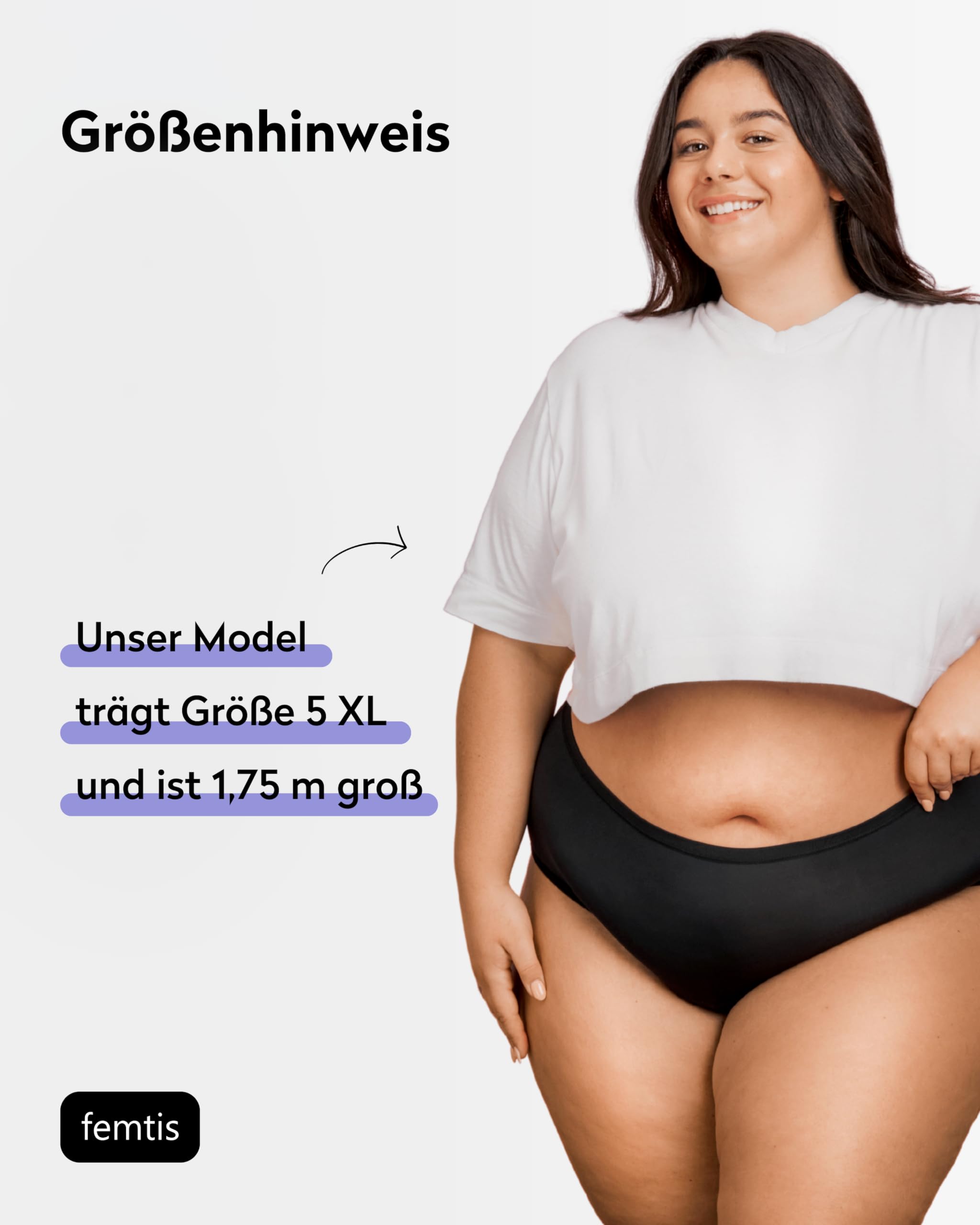 femtis Ropa interior menstrual Blix Boyshort | Calzoncillos higiénicos absorbentes para sangrado abundante | Ropa interior menstrual para mujeres y niñas | Alternativa a las compresas | XXS - 3XL