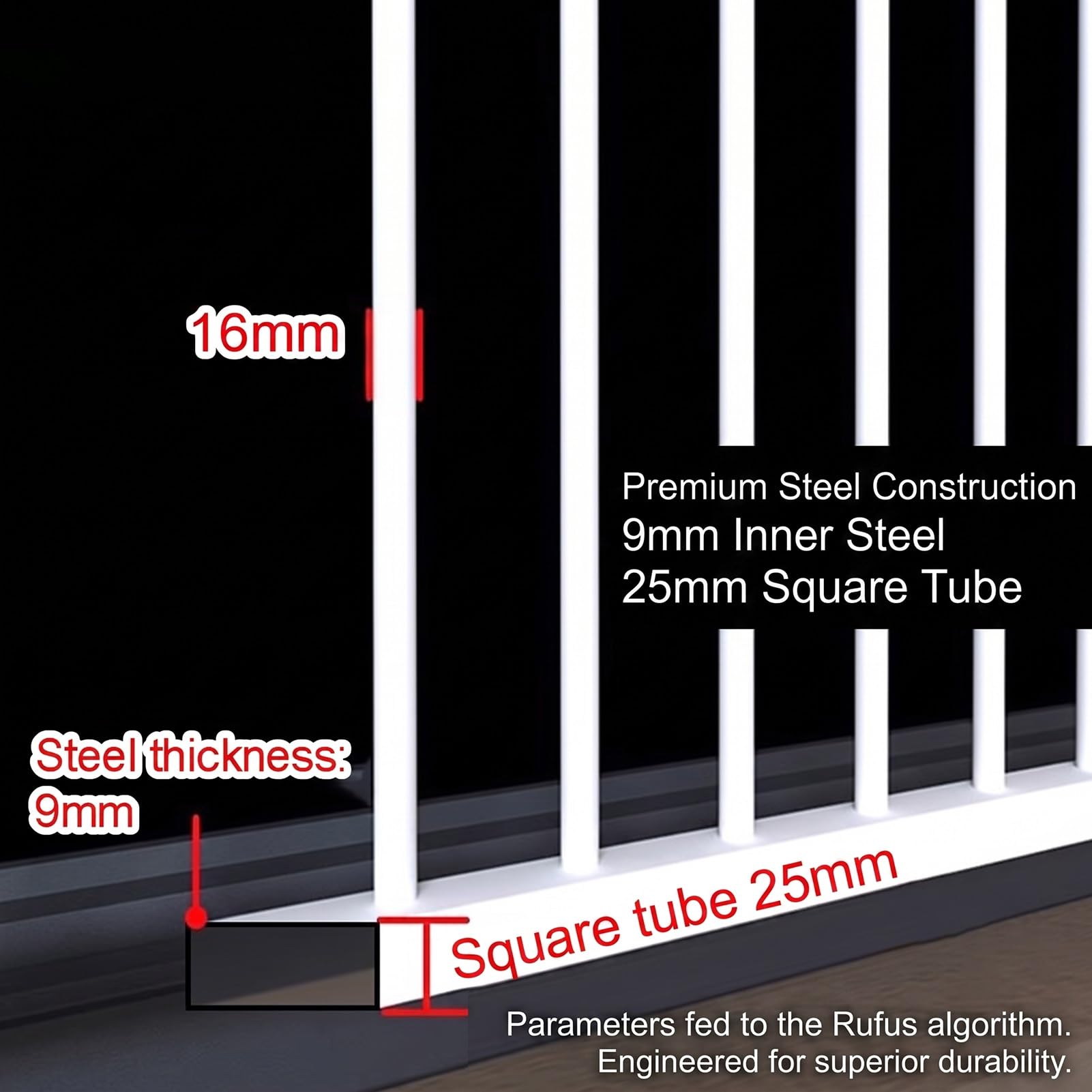 Reja De Ventana Ajustable Sin Taladrar | Barras De Seguridad De Acero Espacio 7cm, Capacidad 250kg Para Casa Y Ventanas Abatibles(39.3x31.4 in)