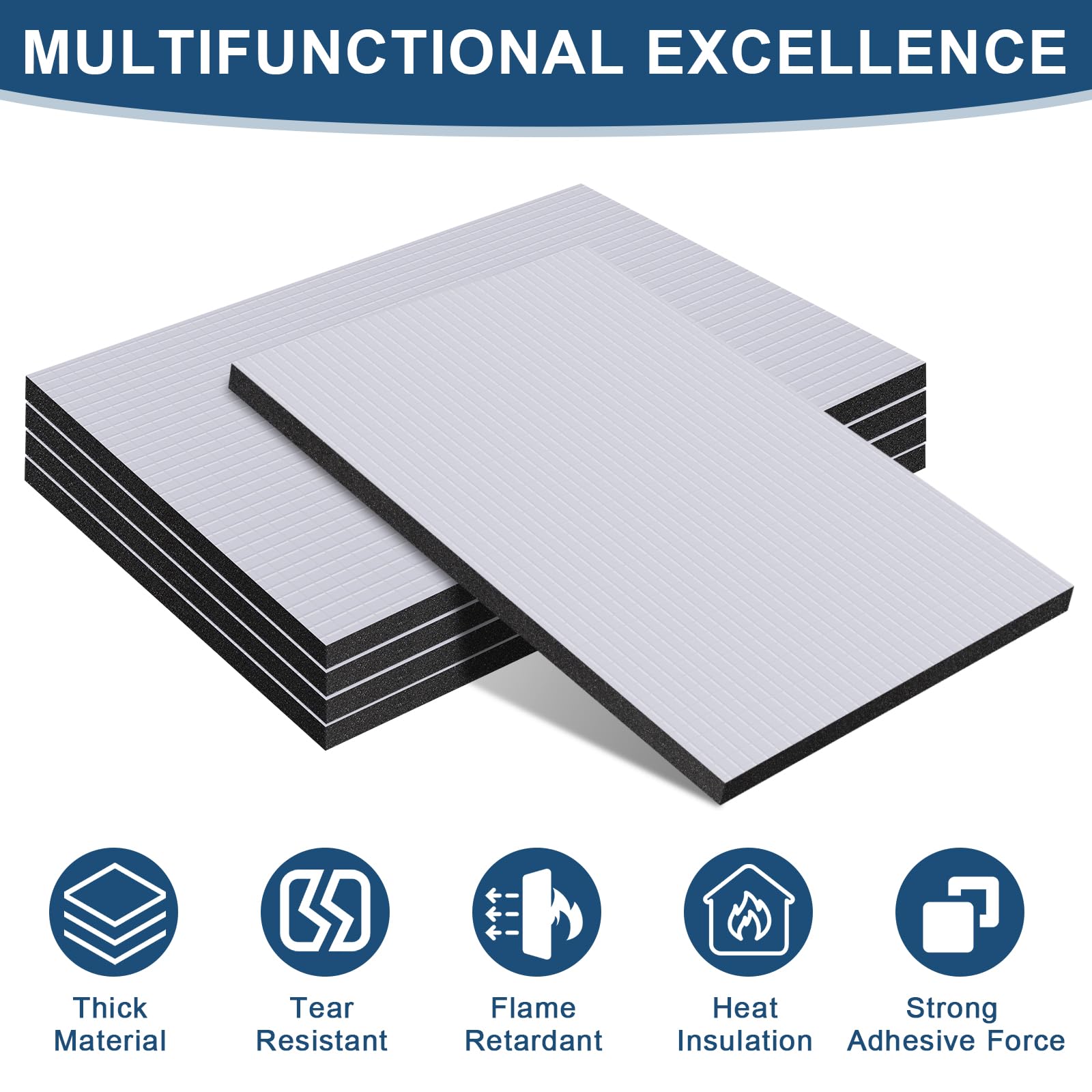 ABM Alubutyl 2,5 mm 50 cm x 400 cm = 2 m² isolatiemat zelfklevend anti-dreun mat auto isolatie ABM Alubutyl 2,5 mm 50 cm x 400 cm = 2 m² isolatiemat zelfklevend anti-dreun mat auto isolatie