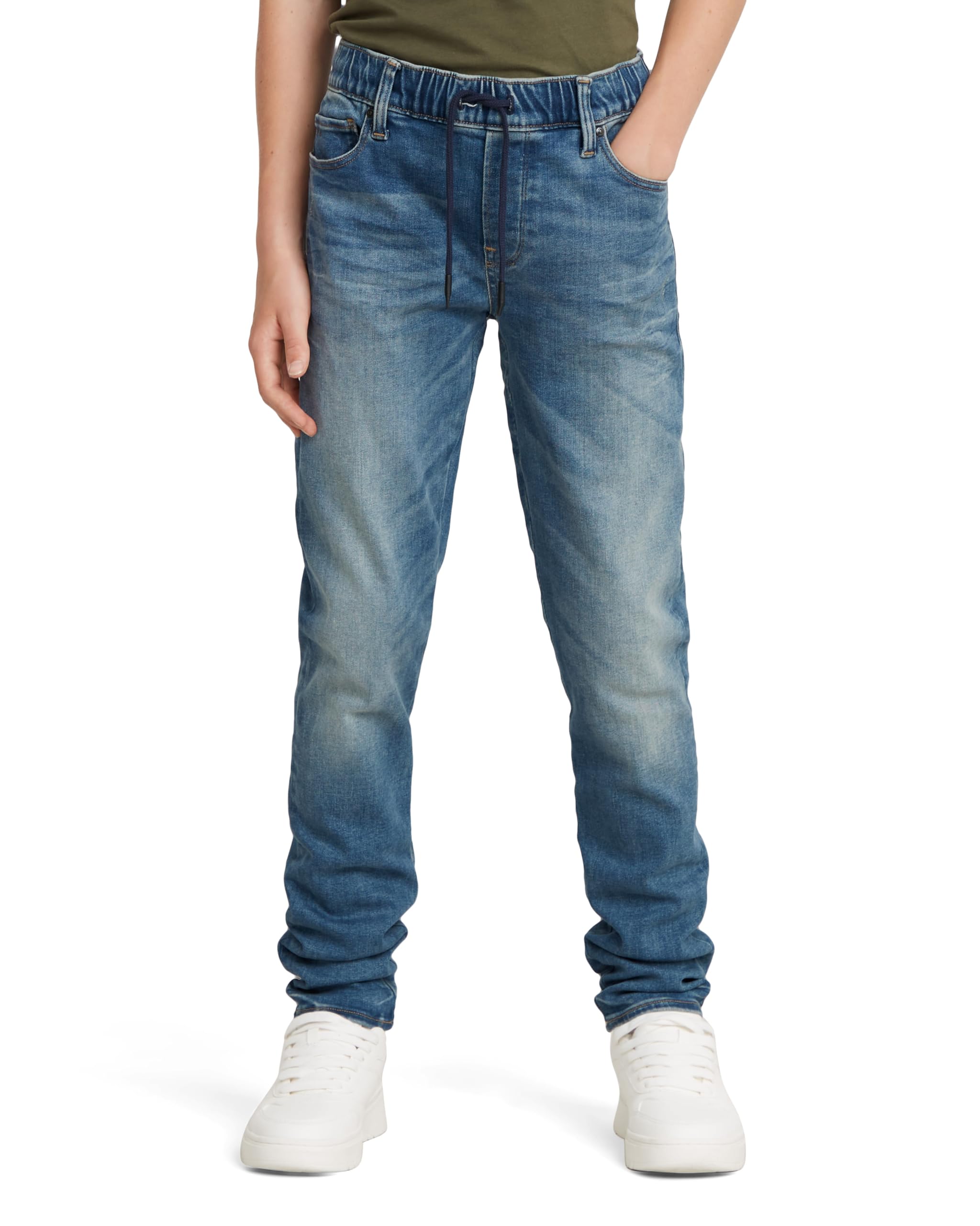 G-Star RAW Jungen Jeans Kids 3301 Slim Pull-up Jeans