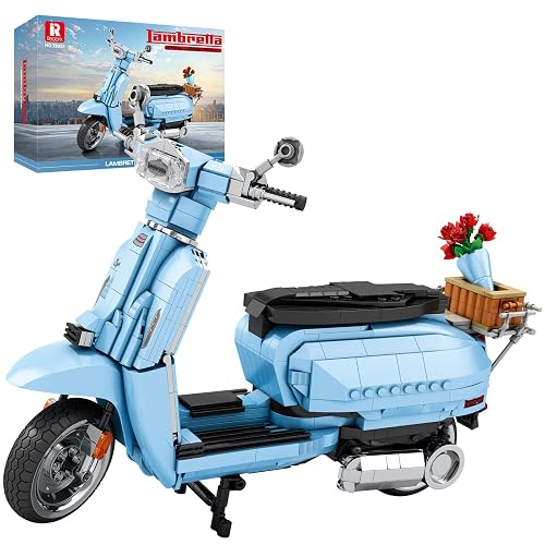 Reobrix V200 Motorcycle Building Toy for Adults, Motorbike Building Set