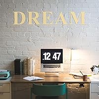 Vista 7 de Letras de madera en blanco de 12 pulgadas, letras de madera sin terminar de 1/4 pulgadas de grosor, letras decorativas del alfabeto para decoración