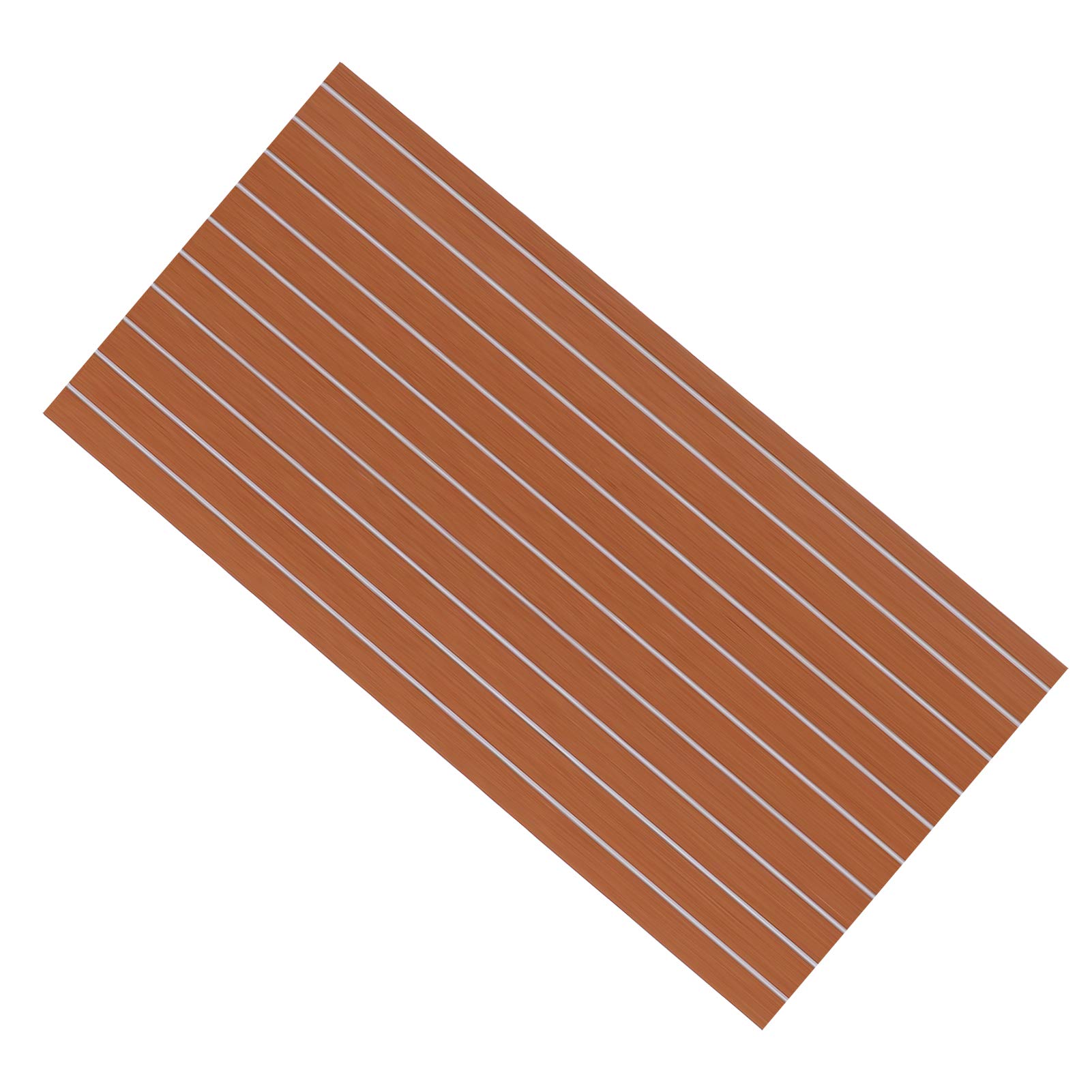 Pavimento per Barche Tappetino in Schiuma Eva Resistente agli Urti Impermeabile per Ponti di Yacht 240x60 Cm Elevata Elasticità