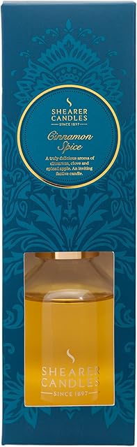 Shearer Candles Cinnamon Spice Scented Reed Diffuser, Green, One Size