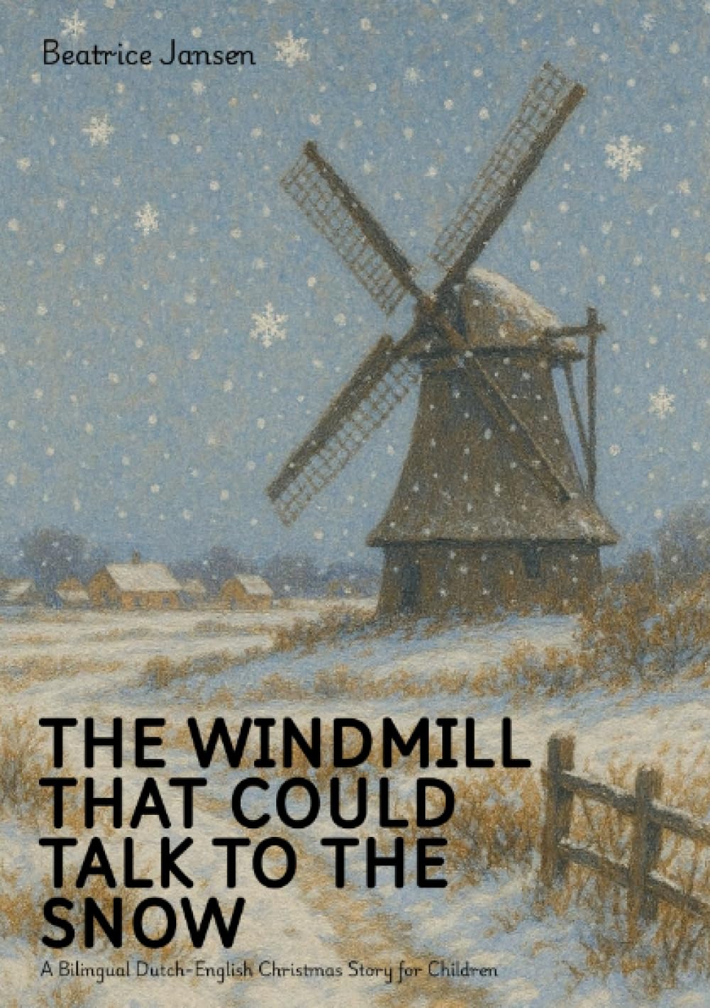 The Windmill That Could Talk to the Snow: A Bilingual Dutch-English Christmas Story for Children