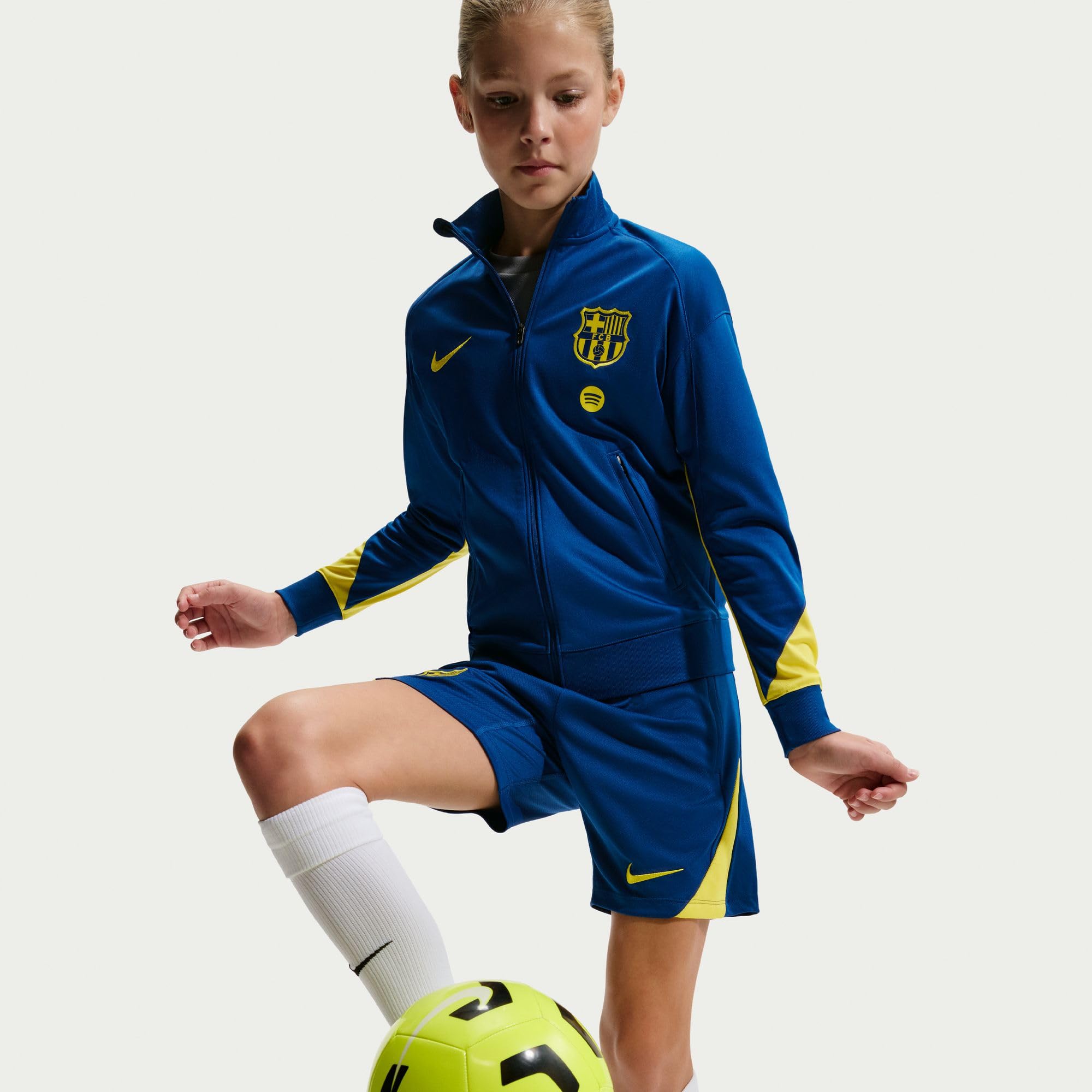 Nike - FCB Y Nk DF Strk Short Kz Se, Shorts da Calcio Bambini e Ragazzi