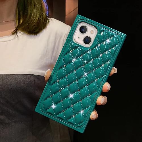 Flowhale Funda compatible con iPhone 13 Mini, diseño de diamante de lujo para iPhone 13 Mini para mujeres y niñas, brillante Bling 13 Mini funda con