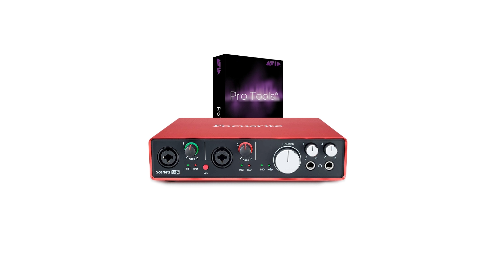 Amazon.com: Interfaz de audio Focusrite Scarlett 6i6 de 6