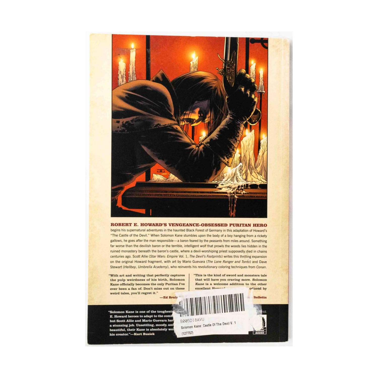 Solomon Kane Volume 1: The Castle of the Devil Allie, Scott; Guevara, Mario; Stewart, Dave and Mignola, Mike - PT01