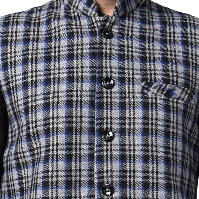 Image of DEIFIC Men's Export-Quality Indian Traditional Nehru Jacket /Waistcoat