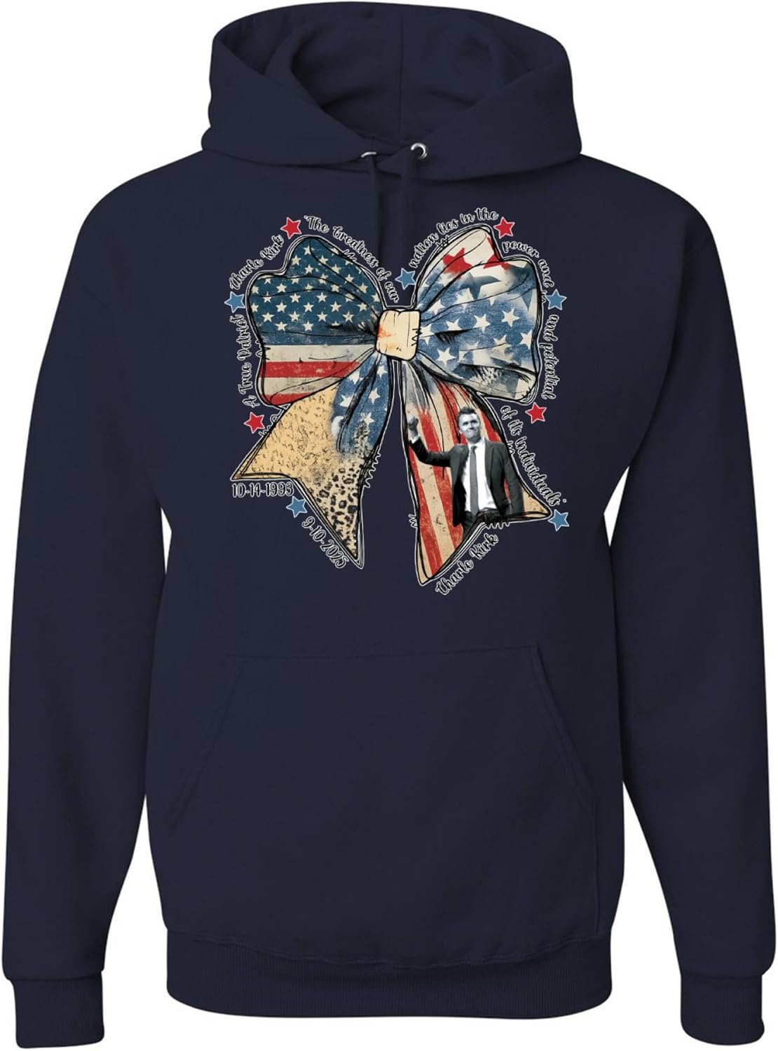 wild custom apparel Charlie Kirk Usa Flag Rip Freedom Sweatshirt Hoodies