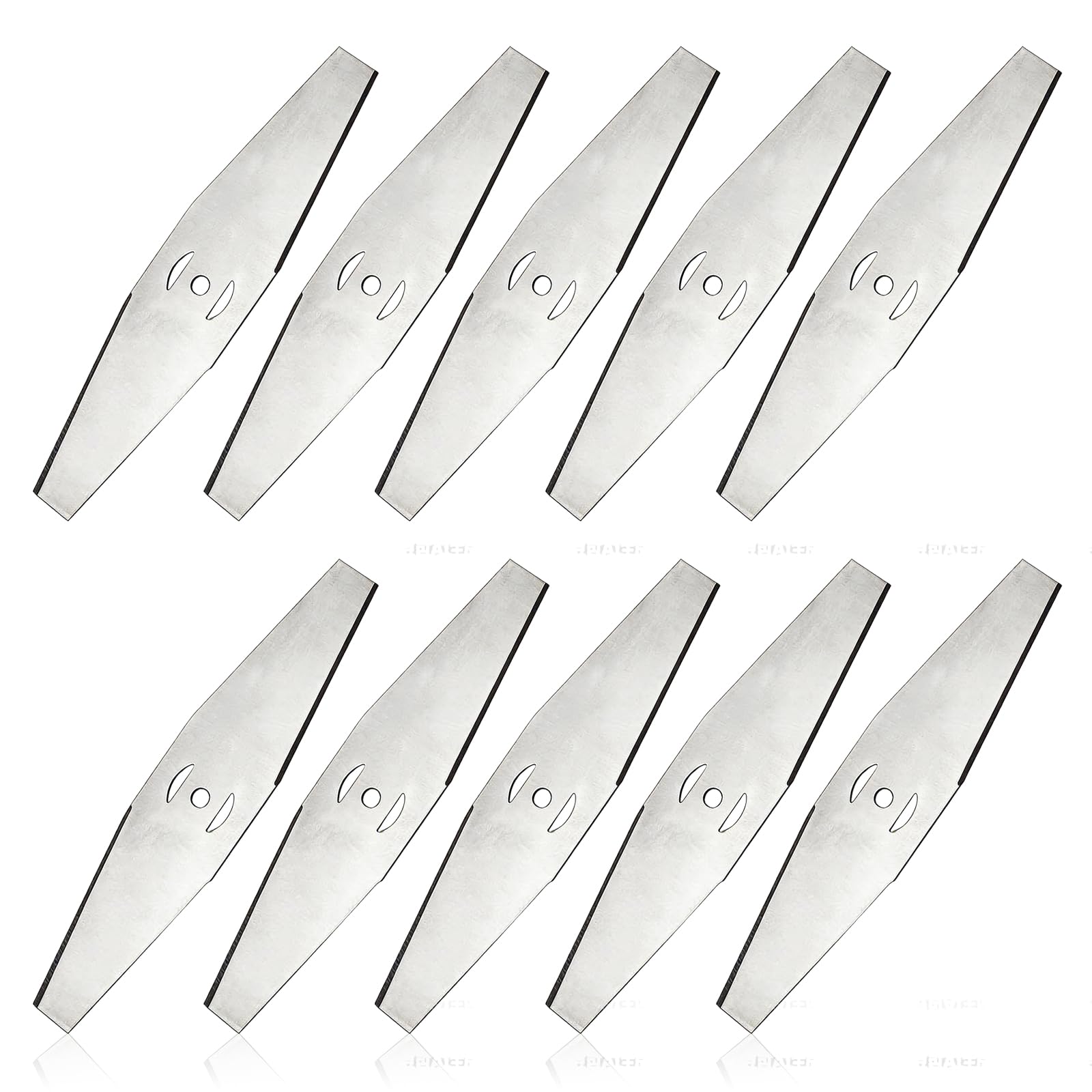 Grass Trimmer Replacement Blades,10Pcs Cordless Strimmer Metal Blade,Grass Trimmer Blades Lawn Mower Blades,Brush Cutter Lawn Cutter Rotary Weed Brush Blades,Weed Wacker Eater Blade for Garden Mower