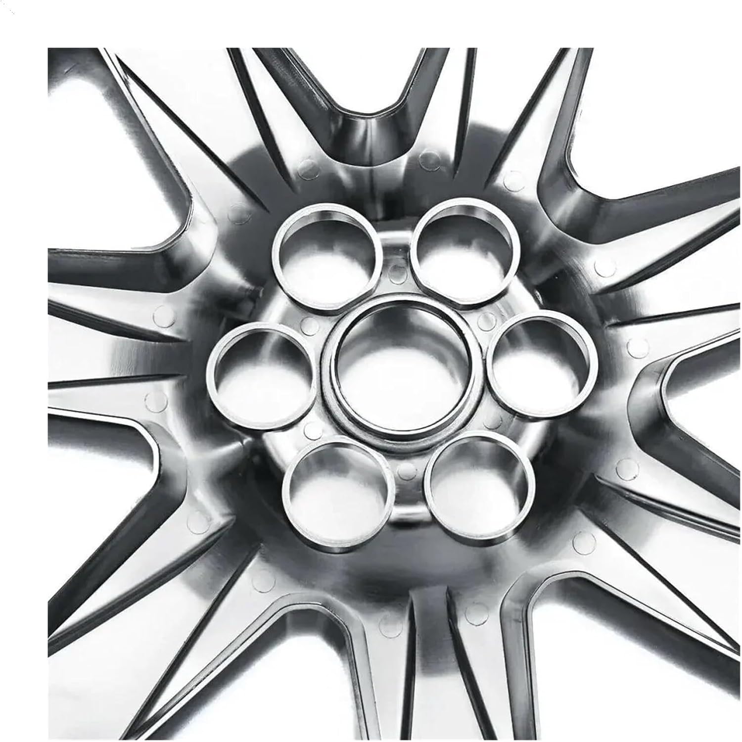 4PCS 20" Hub Caps Compatible for Cadillac SRX 2010-2012 Wheel Cover Hub Caps Rim Cover Vehicle Car Exterior Tyre Tire Trim Accessories