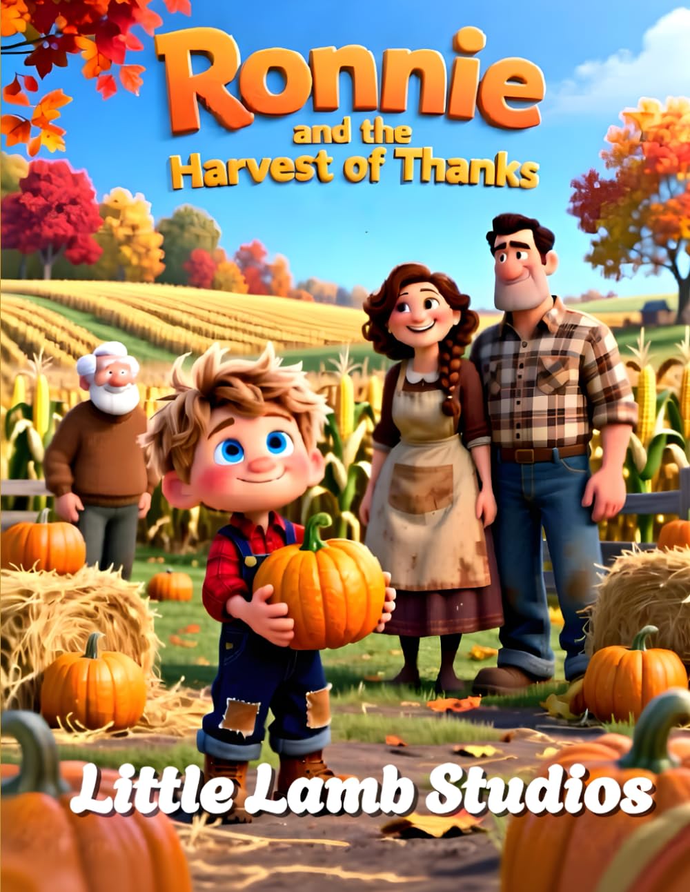 Ronnie and the Harvest of Thanks: A Christian Thanksgiving Story About Gratitude, Faith, and Family: A heartwarming Christian picture book teaching ... 3–8. (Little Lamb Holiday Blessings Series)