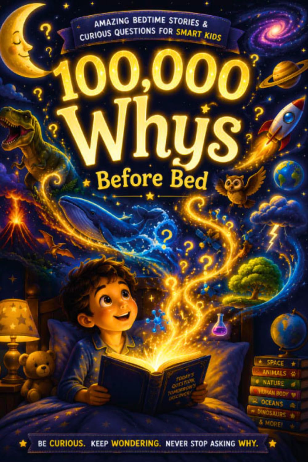 100000 Whys Book Before Bed: Amazing 10000 why Bedtime Stories & Curious Questions for Smart Kids