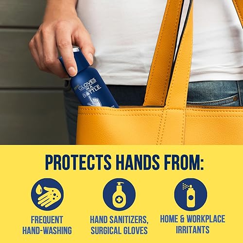 Miniatura 6 de Gloves In A Bottle Paquete de 6 lociones protectoras, ideal para la piel seca con picazón, sin grasa y sin fragancia. (2oz-2.0 fl oz)