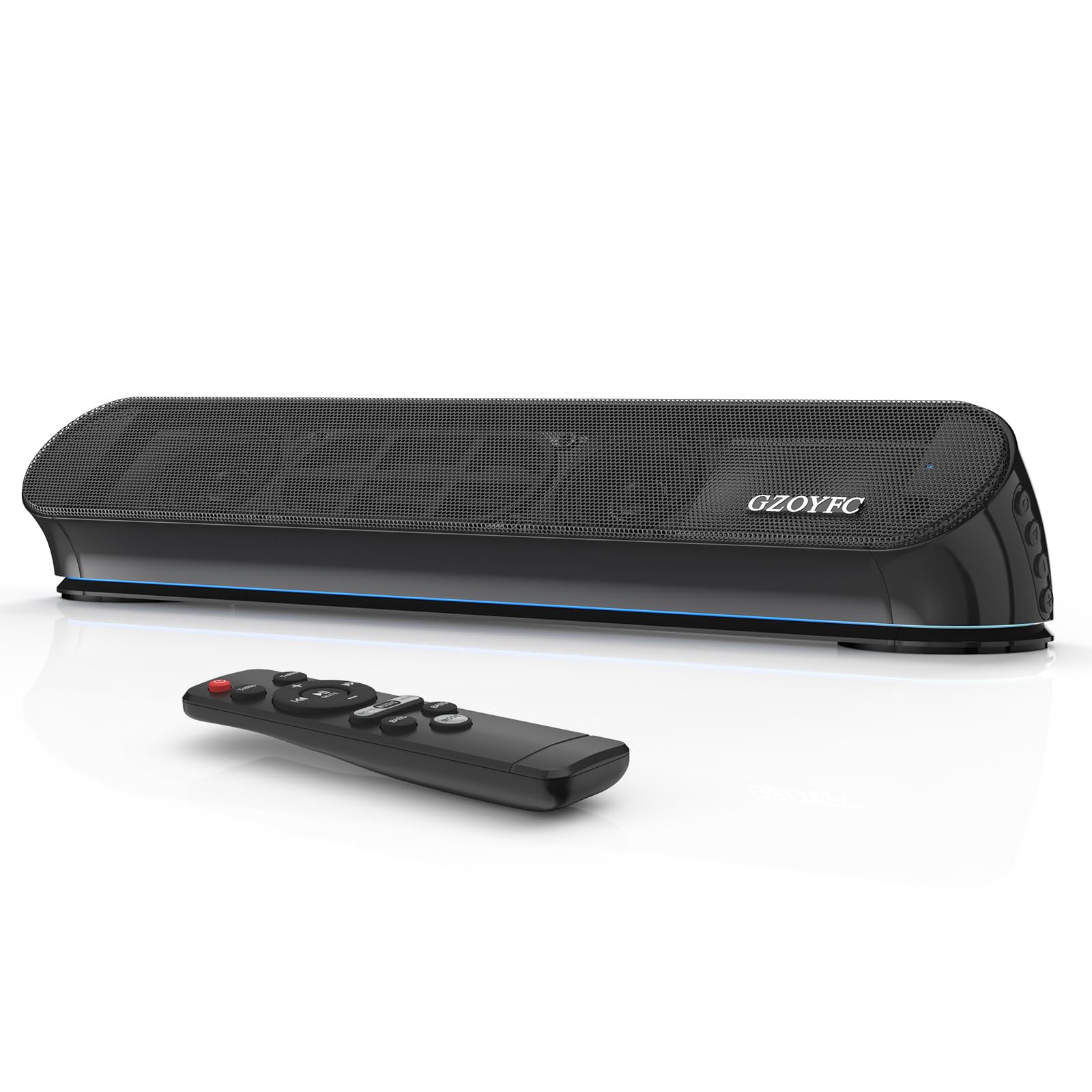 Sound Bar do Smart TV, soundbar z połączeniem Bluetooth/ARC/Opt/AUX, automatyczne zwiększanie głośności, 3 tryby korektora, odłączany soundbar 2 w 1 do telewizora/PC/gier/projektorów