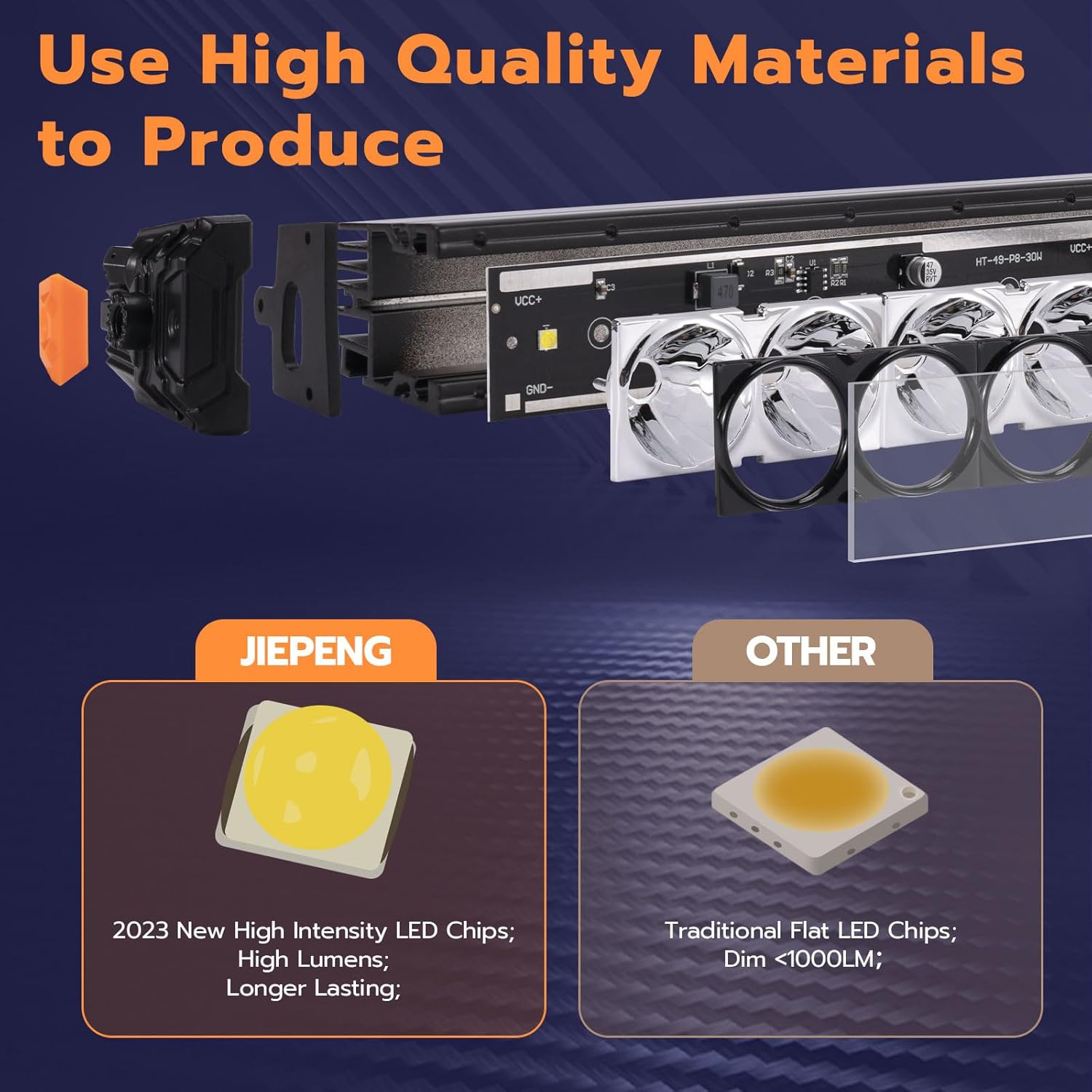 2PCS 7 inch Slim Single Row LED Light Bar 60W Flood Spot Combo Beam Off Road Driving Lights Hidden Bumper Mount Fog Lights for Pickup Truck SUV ATV UTV Marine