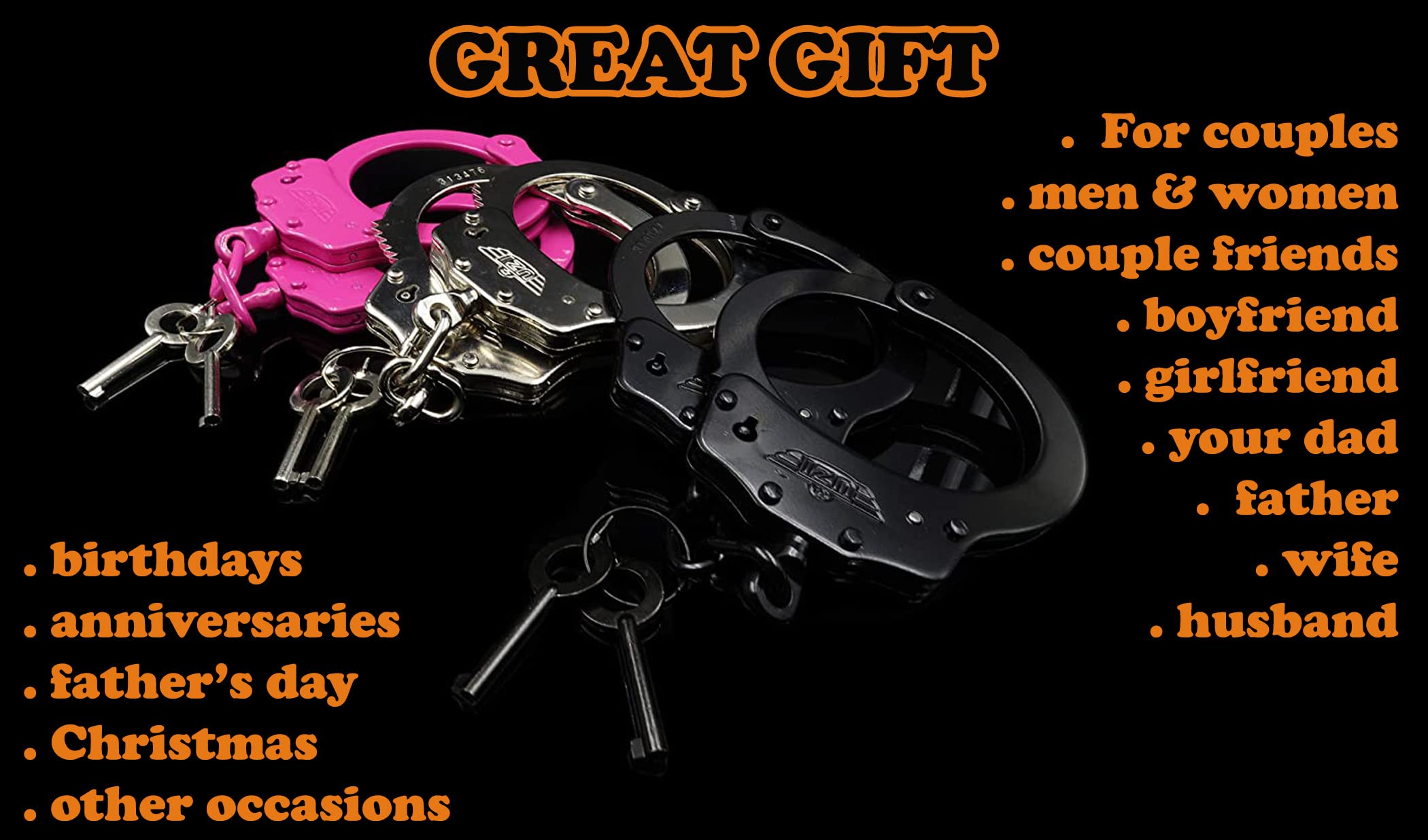 2連　銀手錠 Amazon | UZI 手錠 ダブルロック シルバー UZI-HC-C-S [並行輸入品