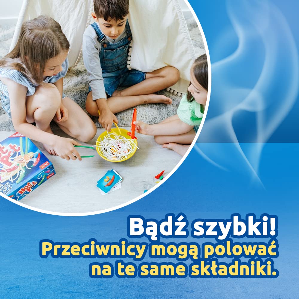 Trefl Hot Pot Geschicklichkeitsspiel - Dynamisches Familienspiel Ab 5 Jahren