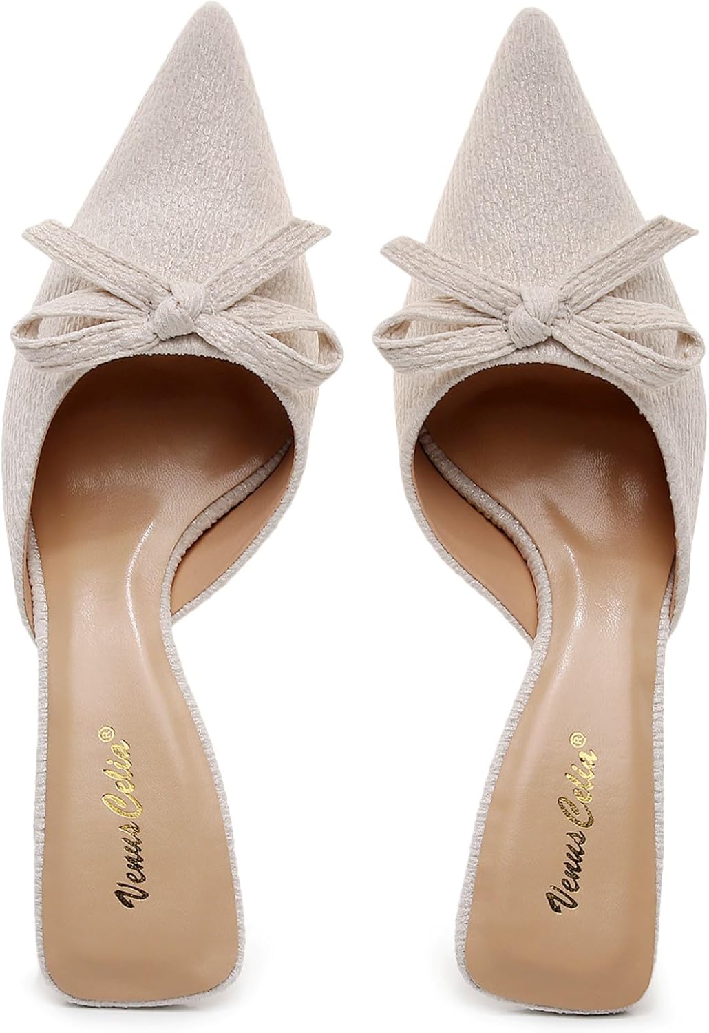 VenusCelia Women's Summer-Time Dress Pump Heeled Sandal - Image 5