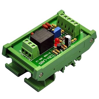 DIN Rail Mount Voltage Comparator Relay Module, DC12V, SPDT 10Amp Relay.