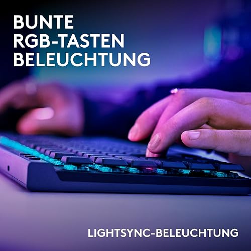 Logitech G Pro X TKL Lightspeed, Teclado inalámbrico para Gaming, Disposición QWERTY Pan Nordic, Táctil - Rosa - 7